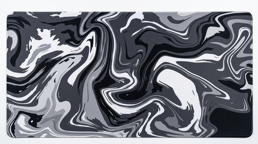 Tapis de Souris Deskmat XXL Motif Marbre Liquide (900x400x2mm)